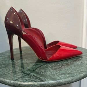Valentino Garavani Red Two Tone Pumps